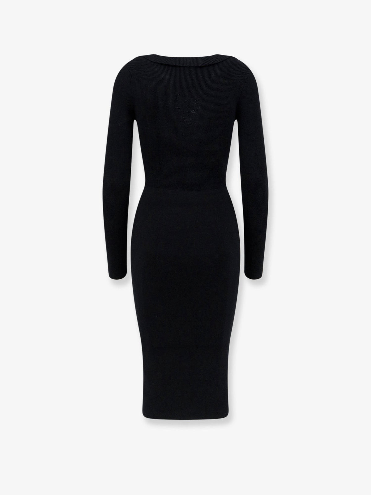 Long viscose blend dress
