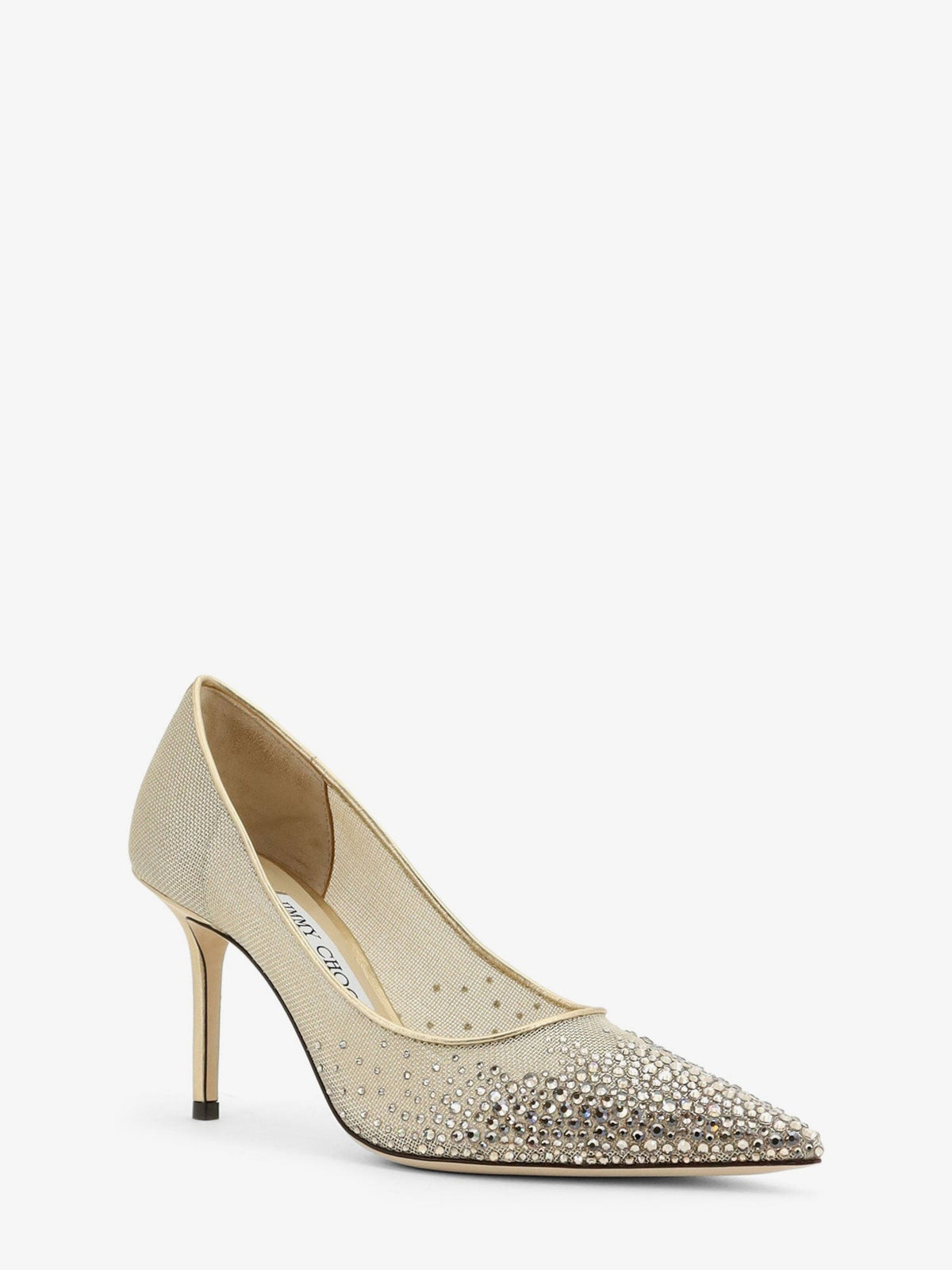 Love 85 mesh pumps with crystals