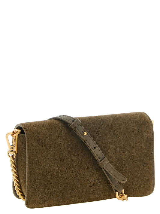 'Love One Slouchy' classic green shoulder bag