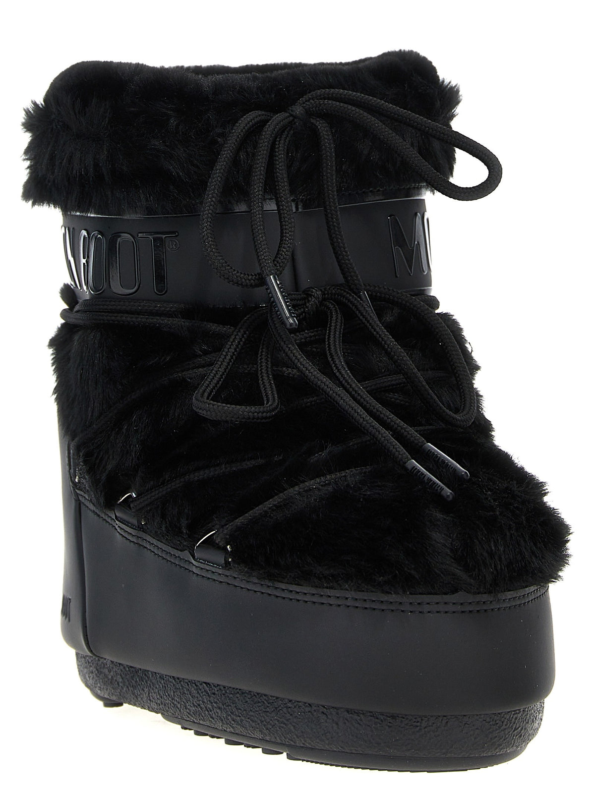 'Ltrack Tube Faux Fur' ankle boots