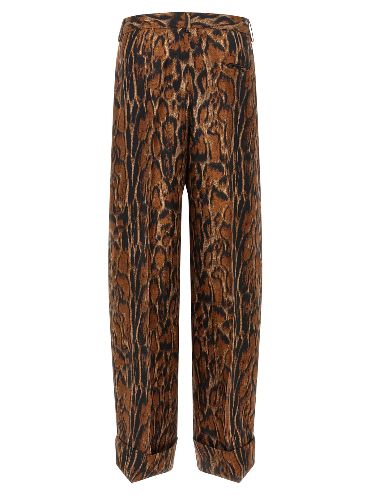Lynx print pants