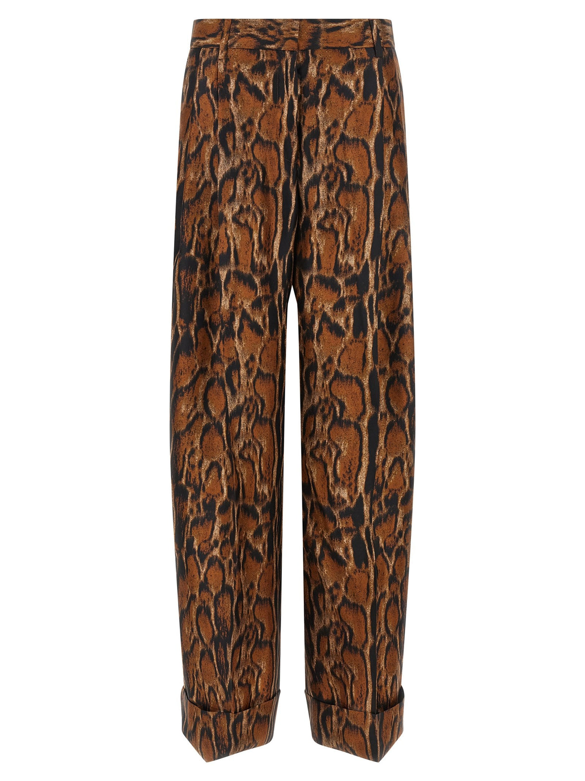 Lynx print pants