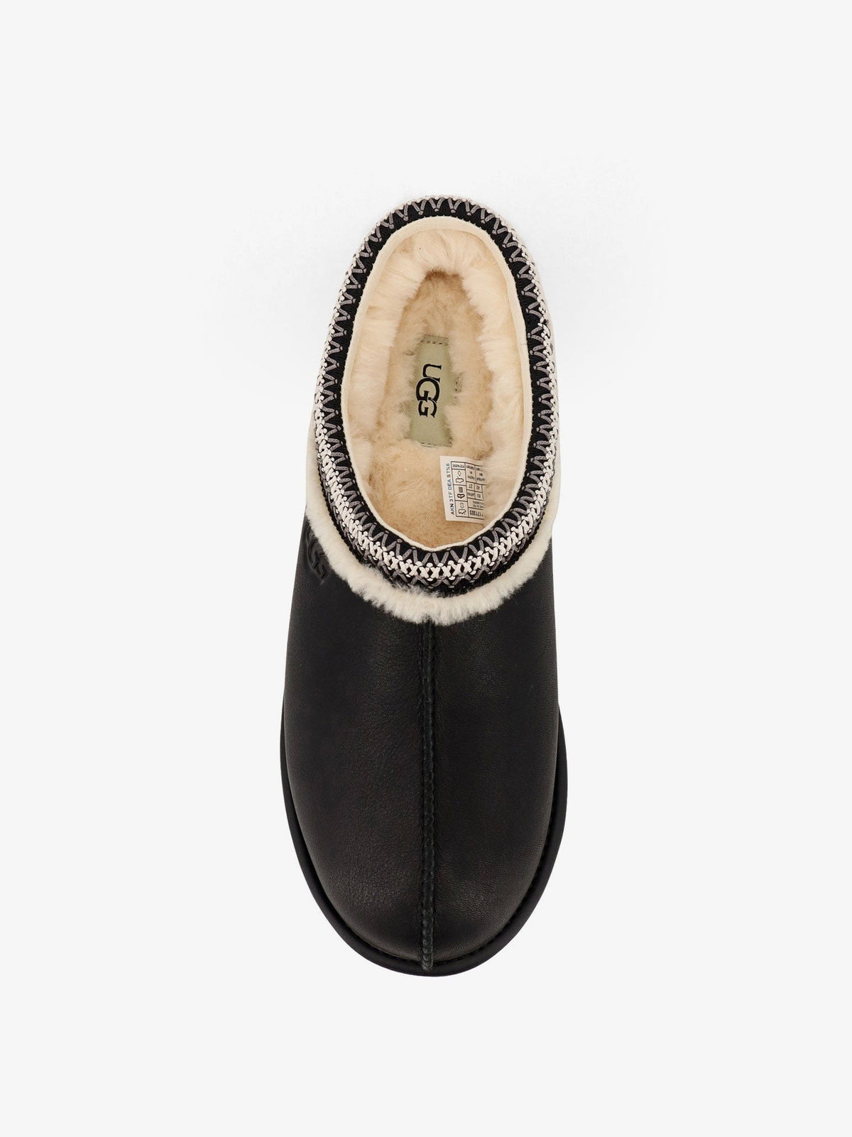 M Tasman Noir leather slip on