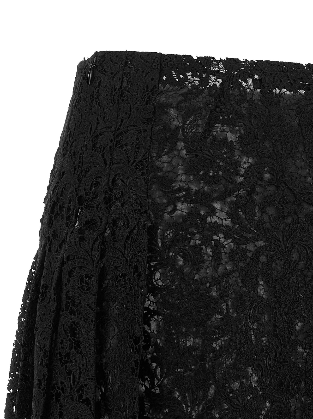 Macramé lace skirt
