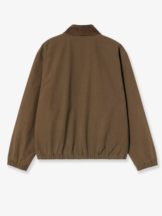 Madison Ripstop cotton jacket with embroidered logo on the front
