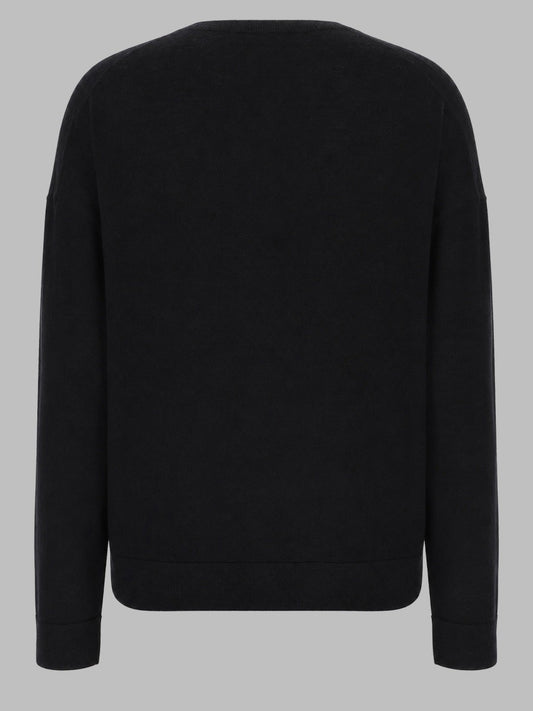 MAGLIA IN CASHMERE CON SCOLLO A V