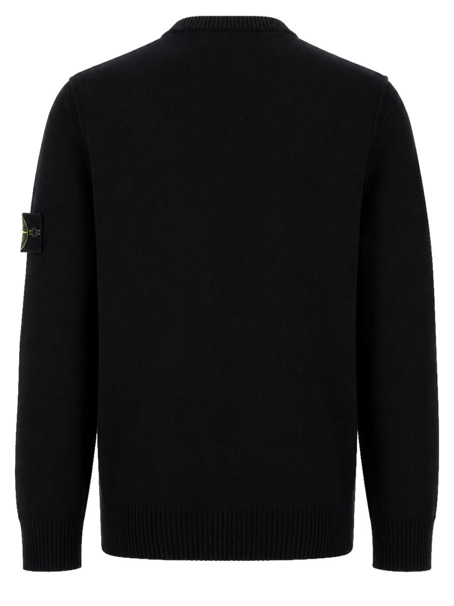 MAGLIA IN LANA CON PATCH LOGO
