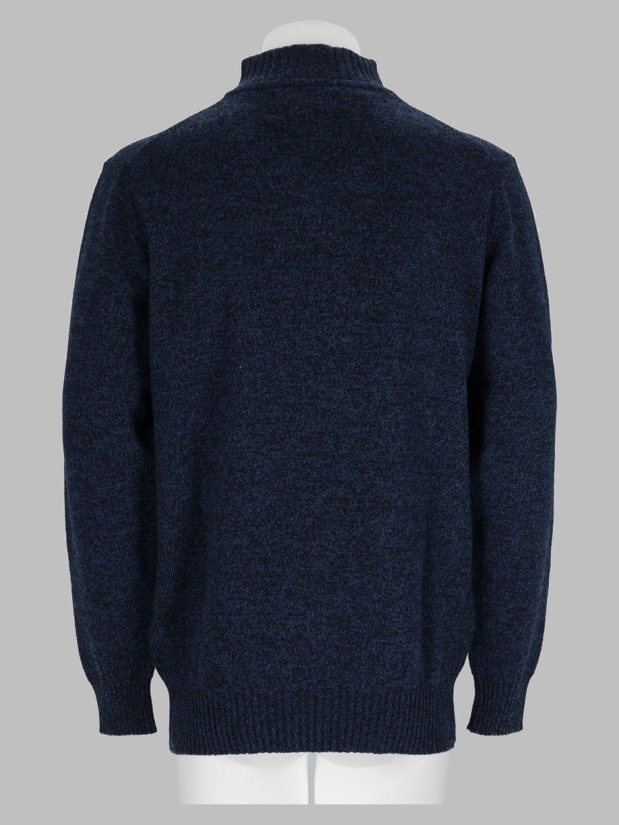 Maglia In Lana Con Zip