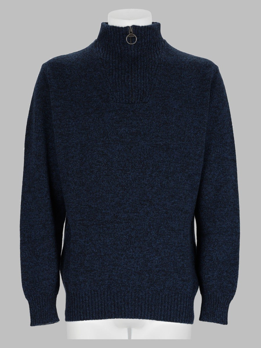 Maglia In Lana Con Zip