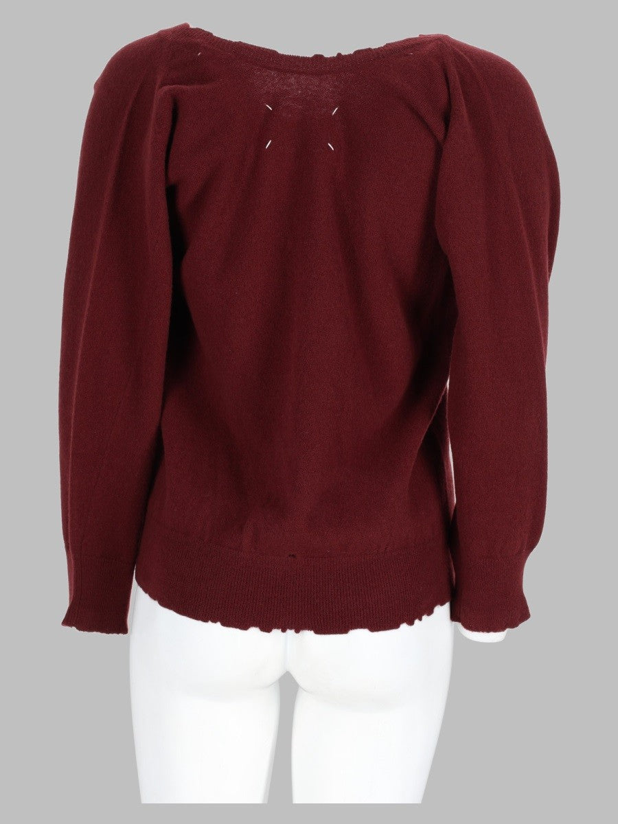 Maglia In Lana Effetto Usurato