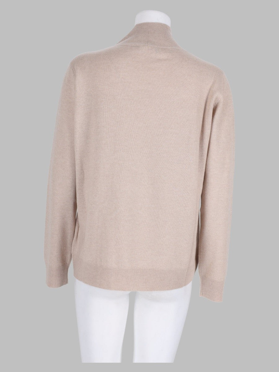 Maglia In Lana Misto Seta e Cashmere