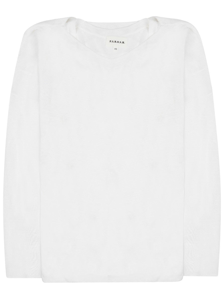 MAGLIA IN MISTO LINO