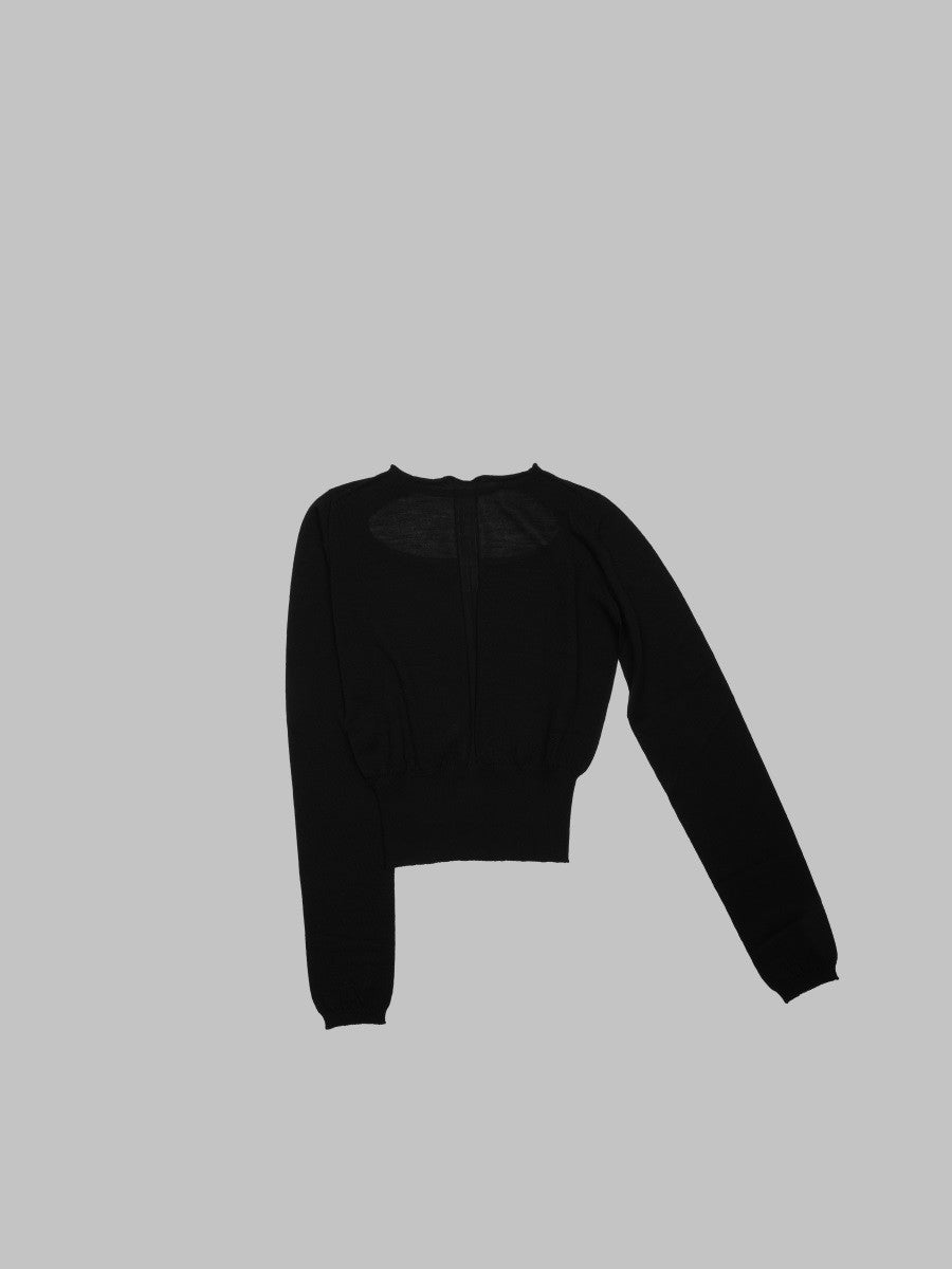 Maglia "Slashed" Cropped