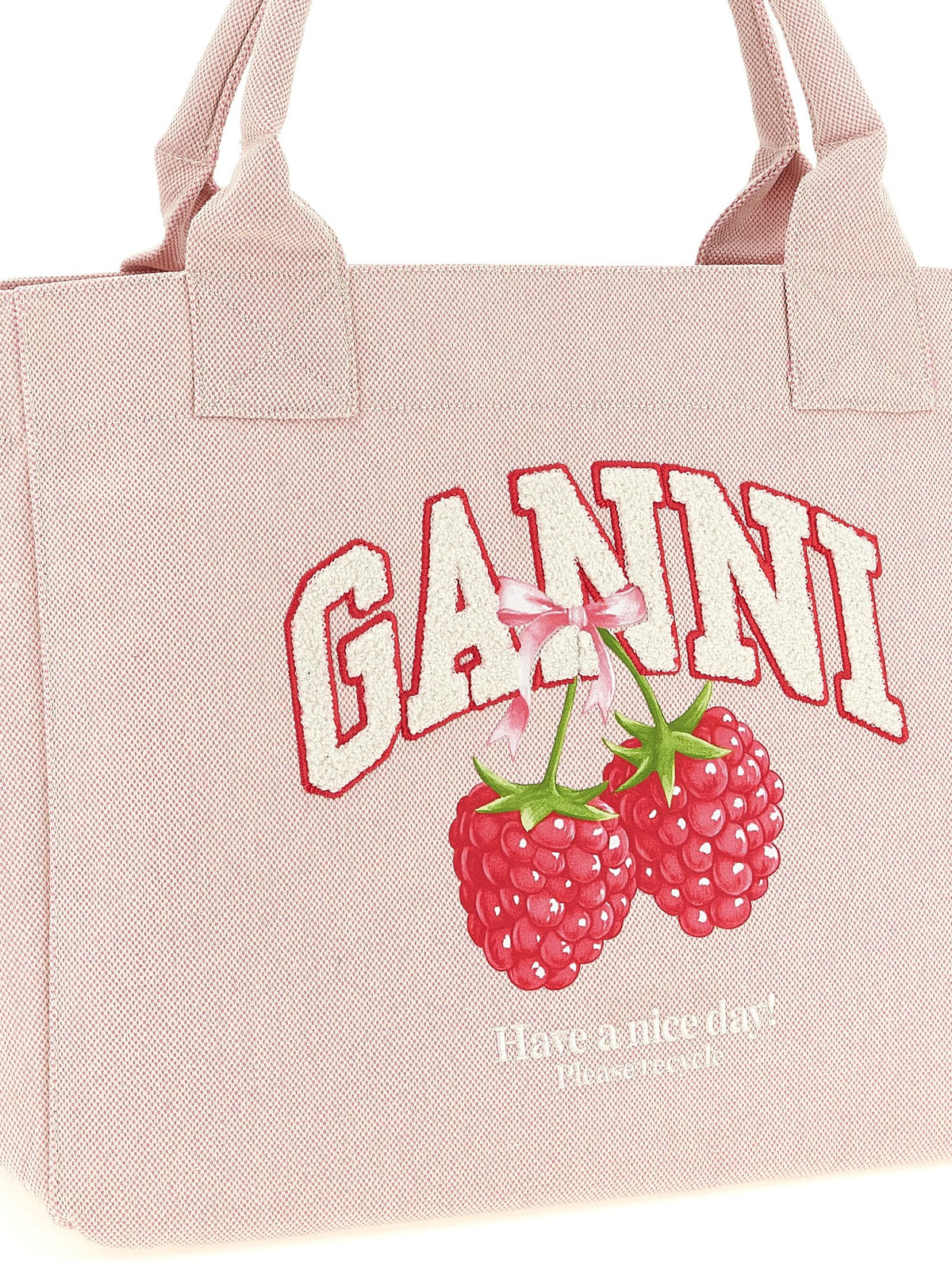 Medium 'Raspberry' shopping bag
