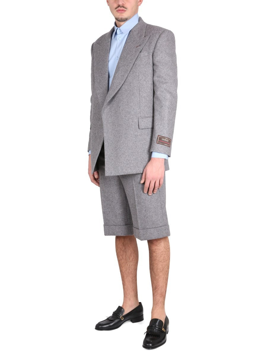 MELANGE CLOTH SHORTS