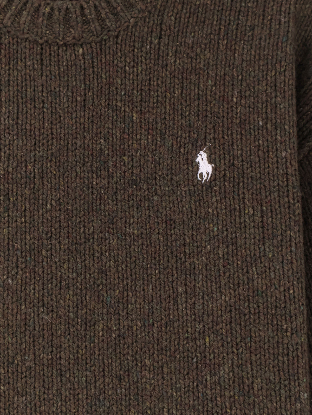 Melange wool blend sweater