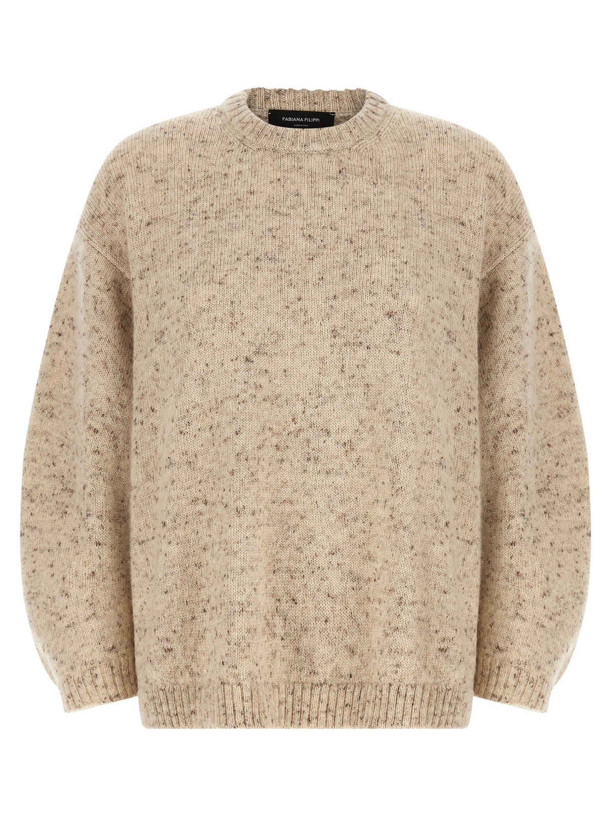 Melange wool sweater