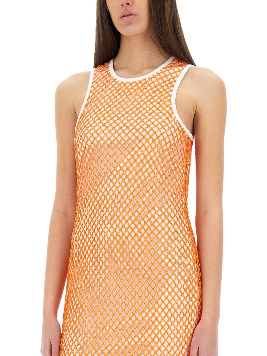 MESH AND SEQUIN DRESS