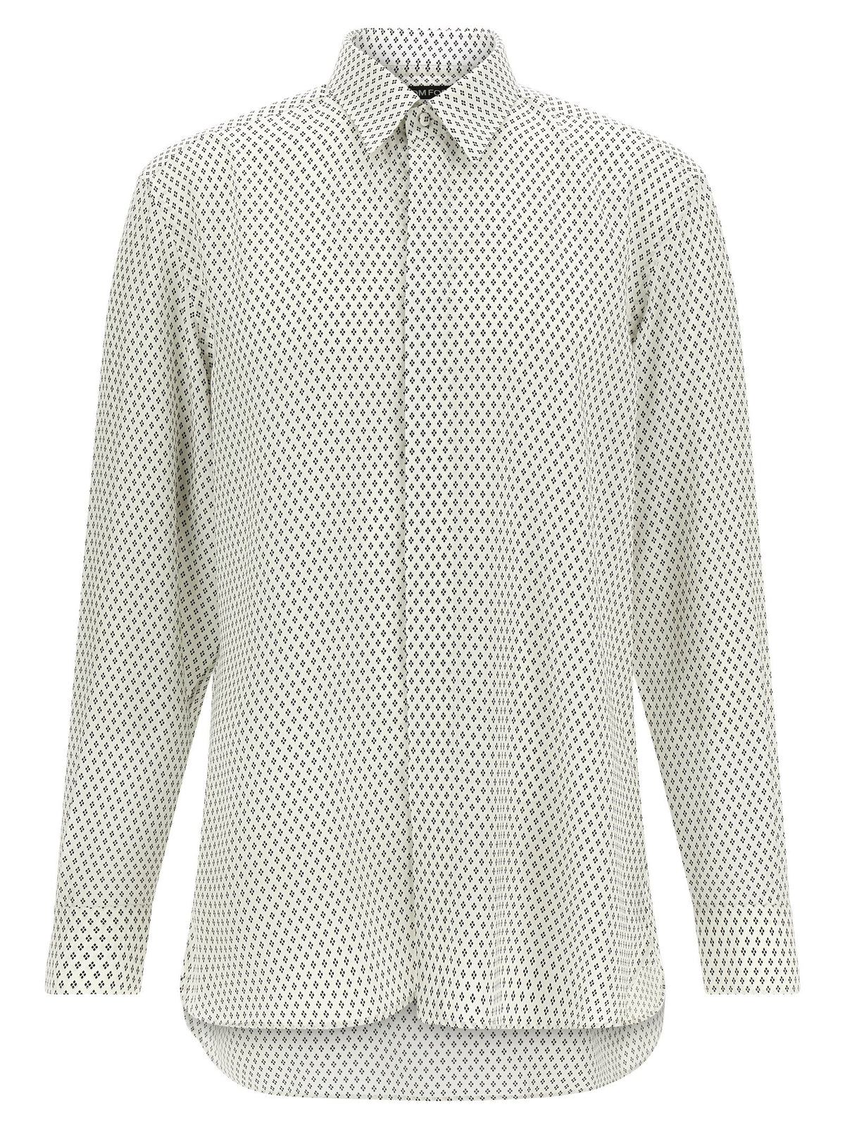 Micro-print shirt