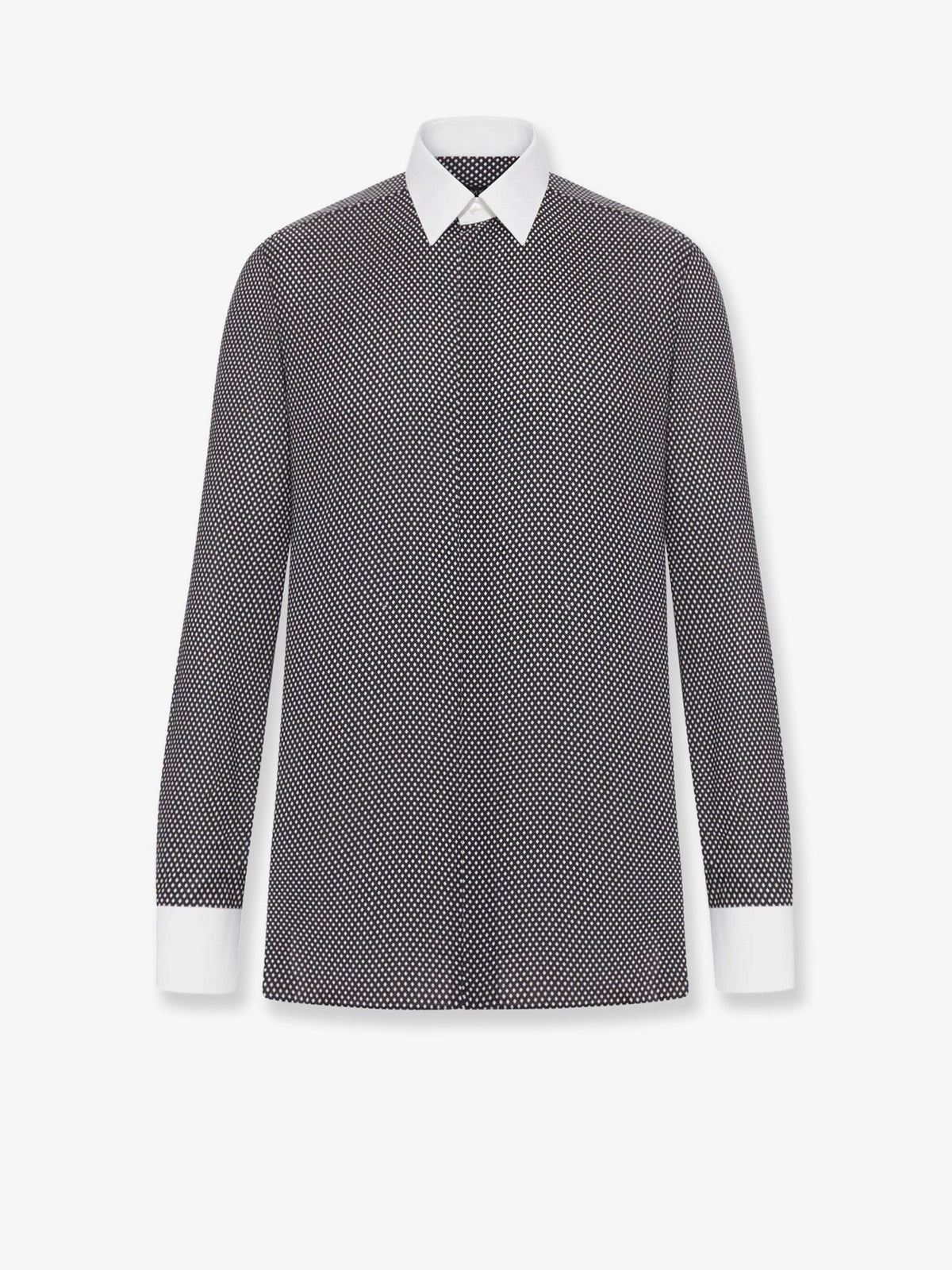 Microfantasy cotton shirt