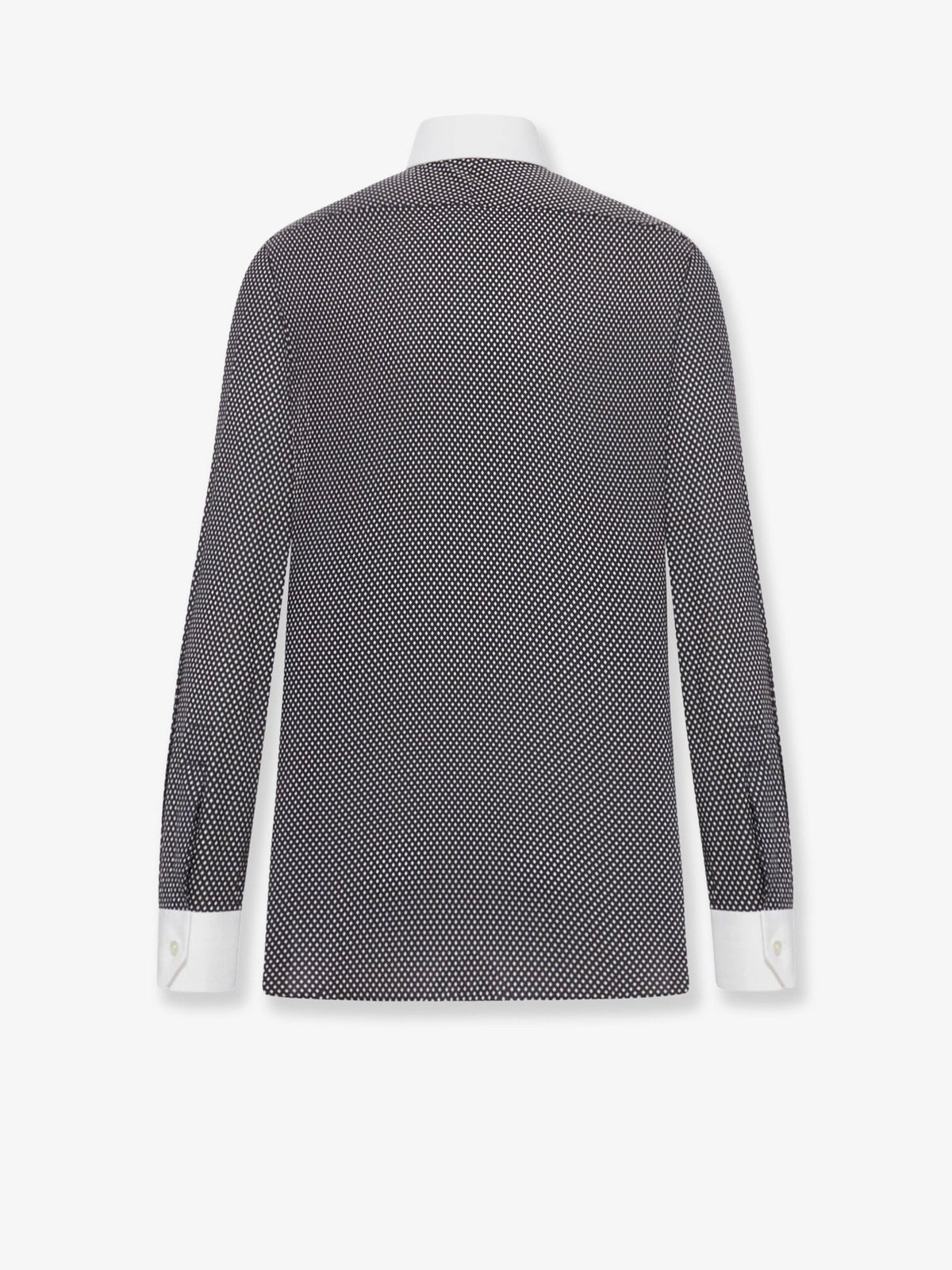 Microfantasy cotton shirt