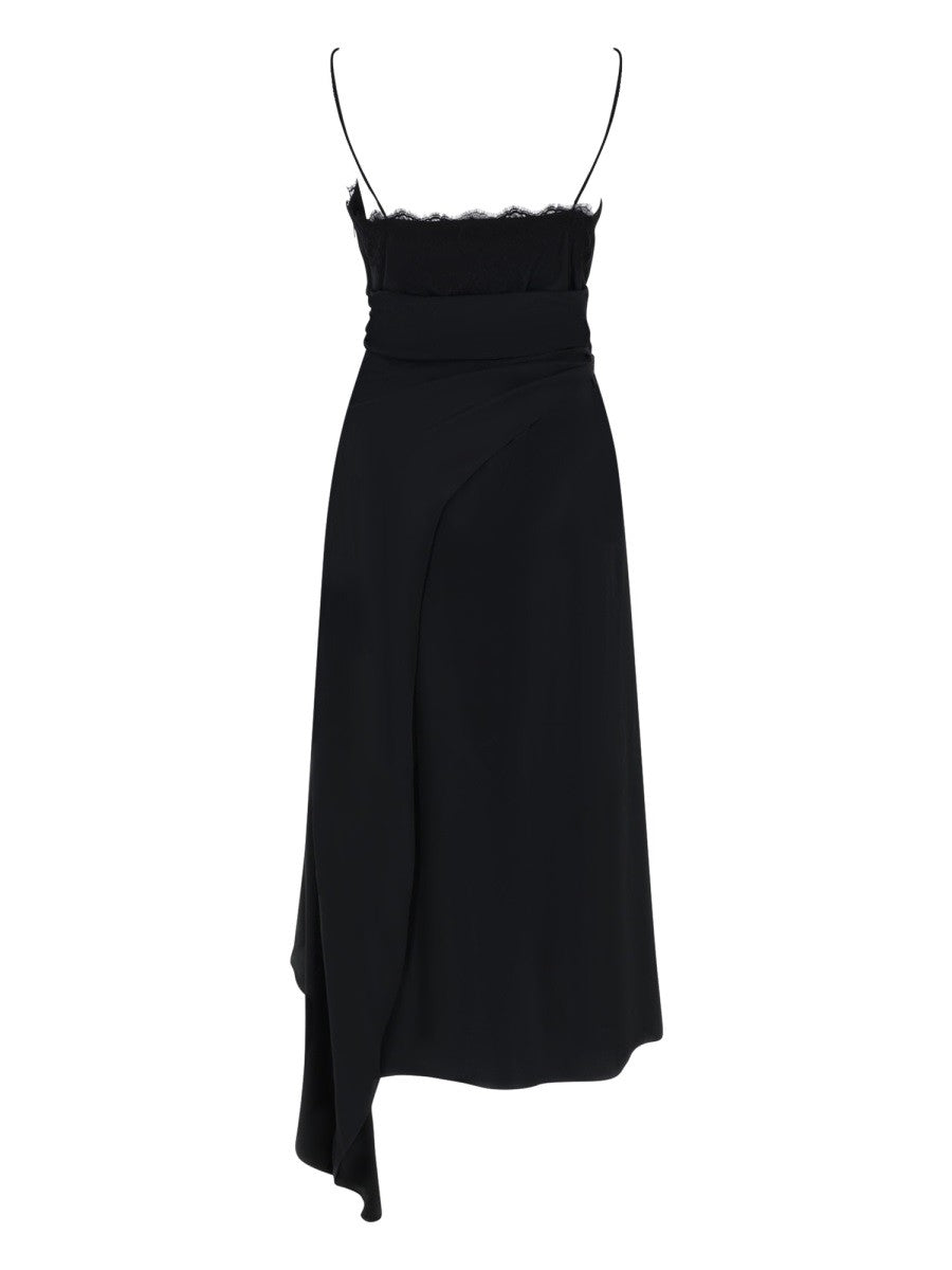 MIDI DRESS WITH LACE