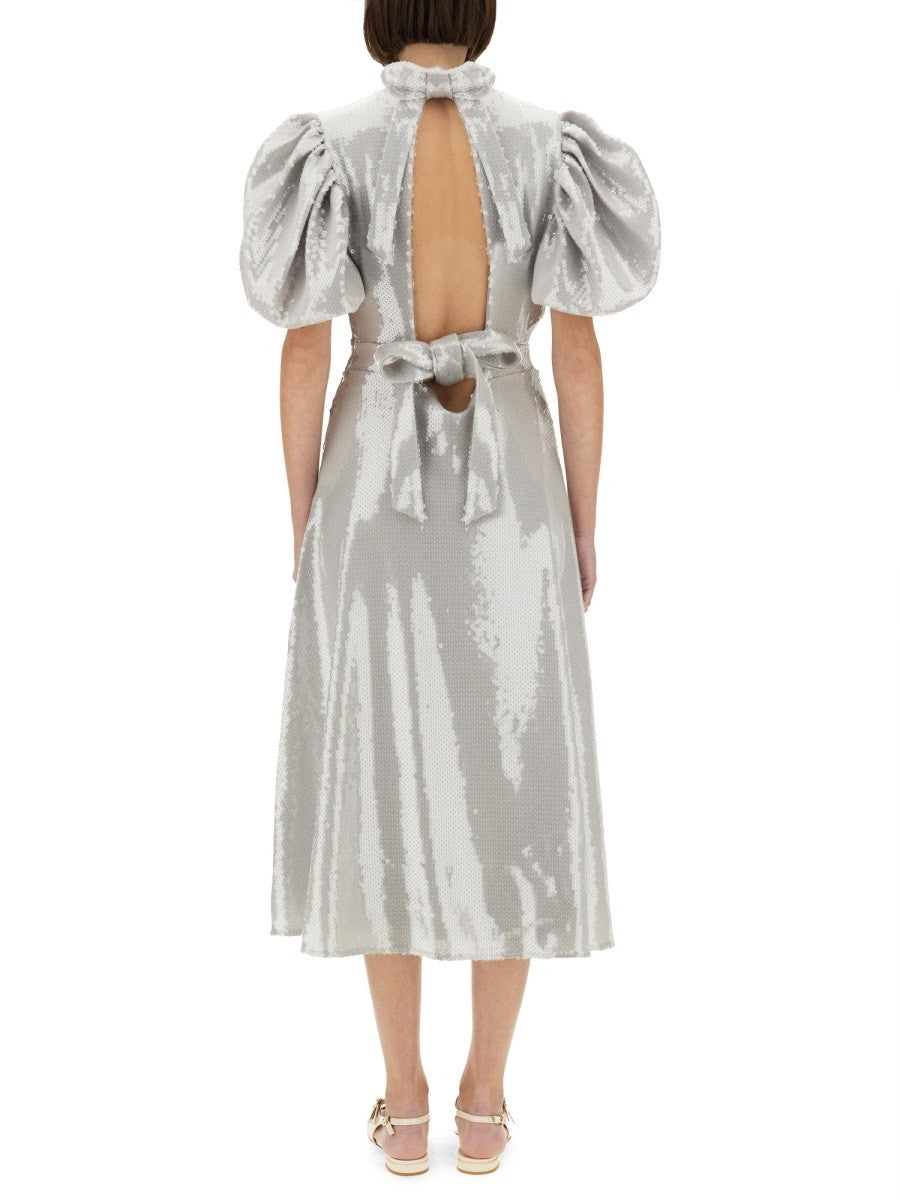 MIDI DRESS WITH SEQUINS