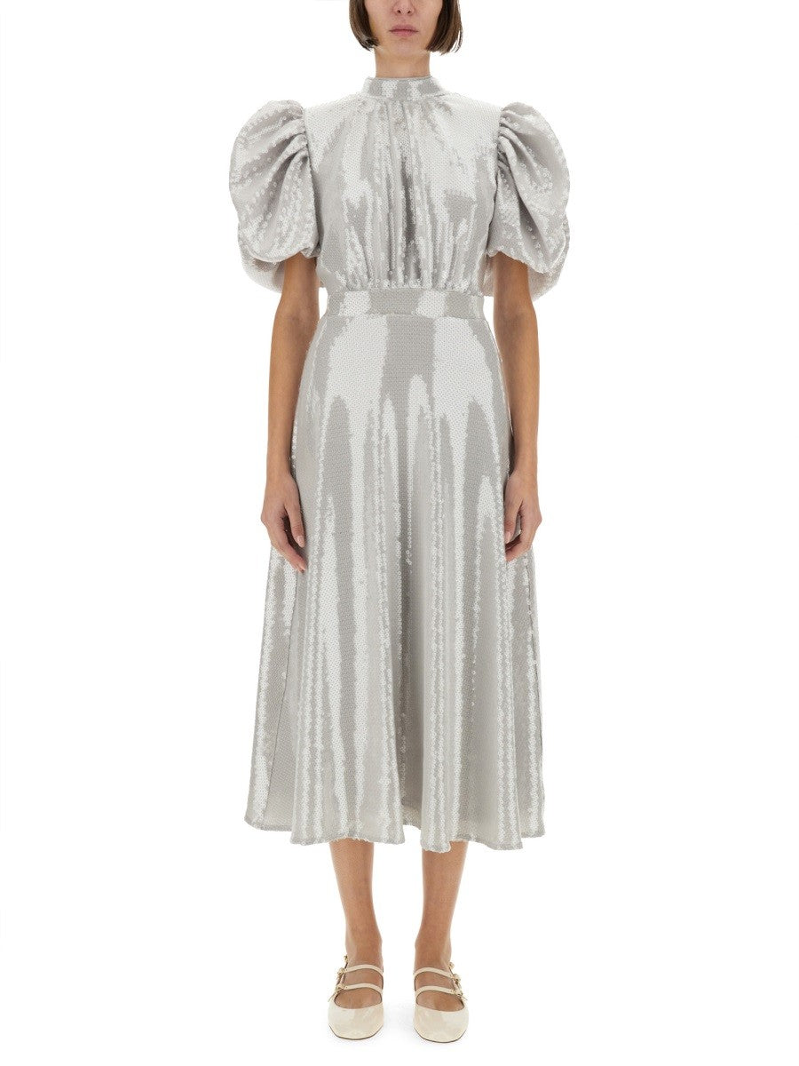 MIDI DRESS WITH SEQUINS