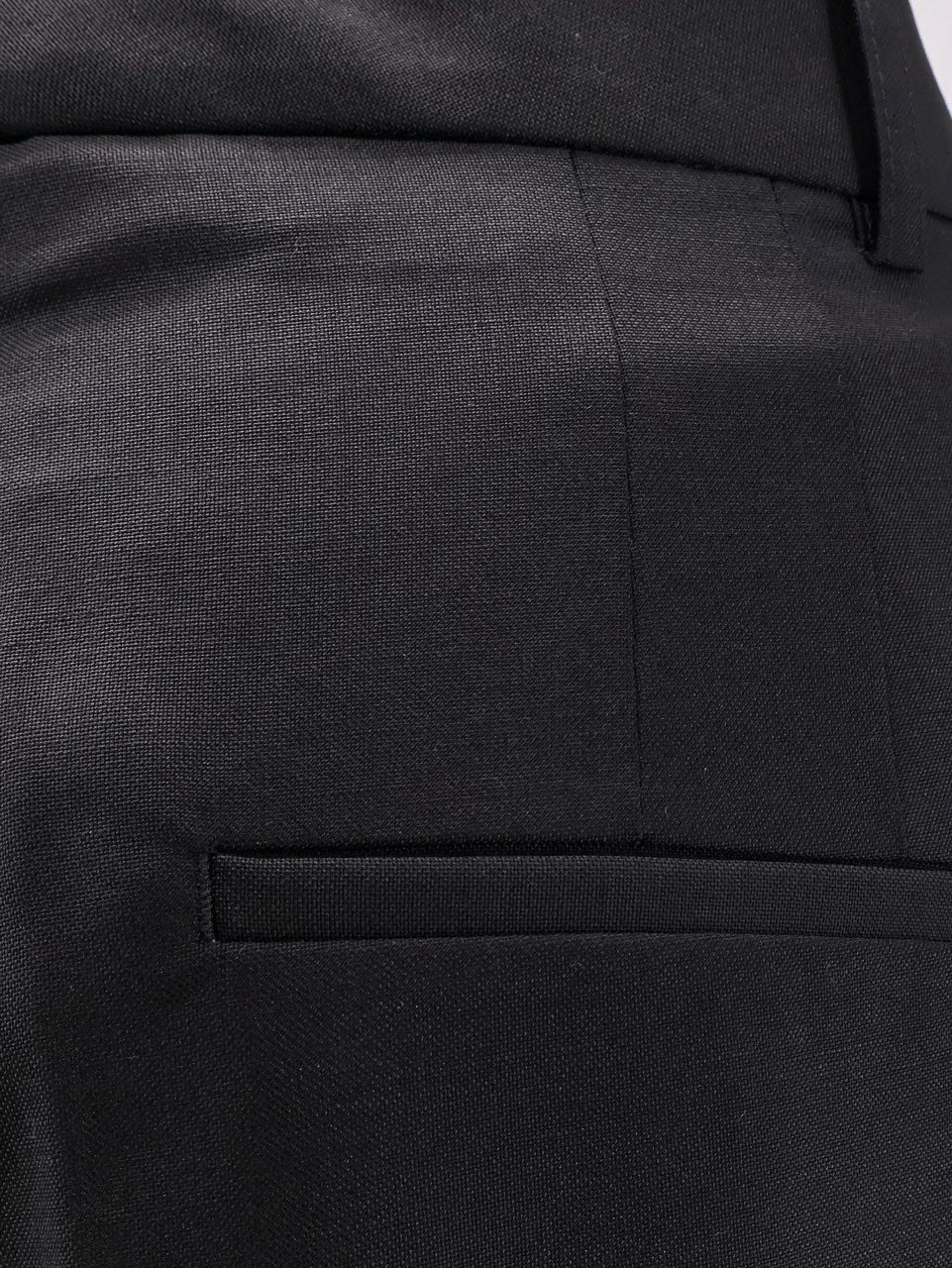 Midwaist wool blend trousers