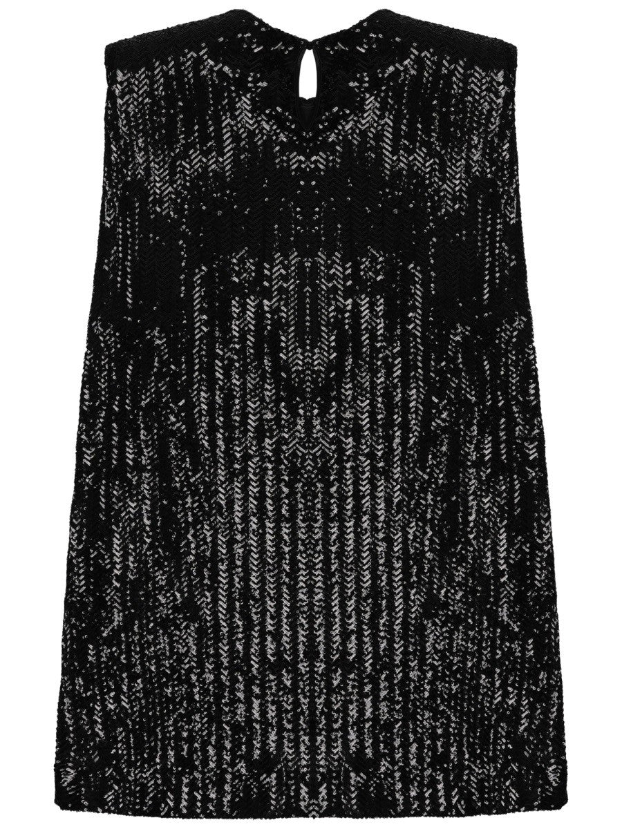 MINI DRESS WITH SEQUINS