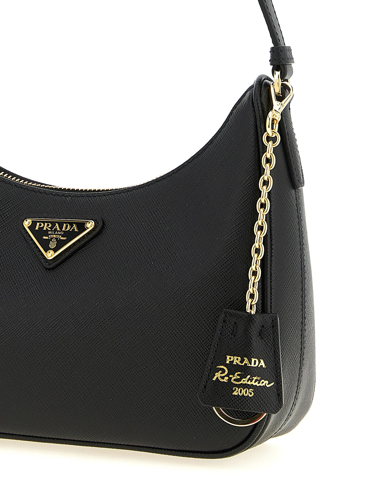 Mini 'Re-Edition 2005' Saffiano Shoulder Bag