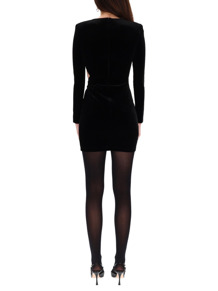 MINI VELVET DRESS