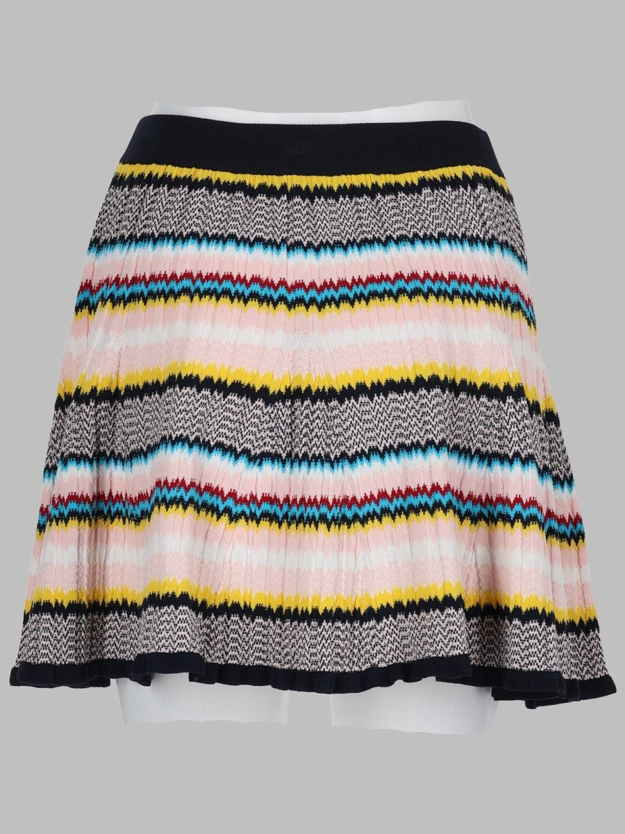 MINIGONNA IN MAGLIA CHEVRON