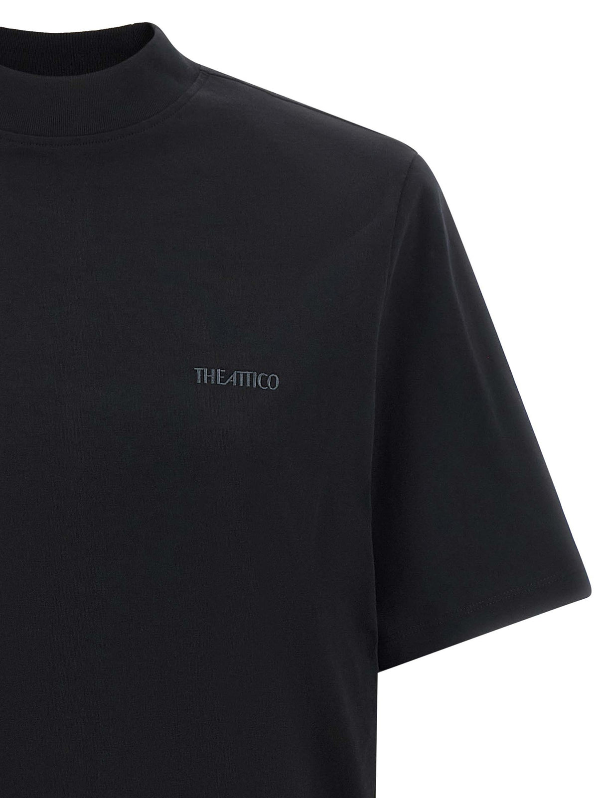 Mock-neck T-shirt