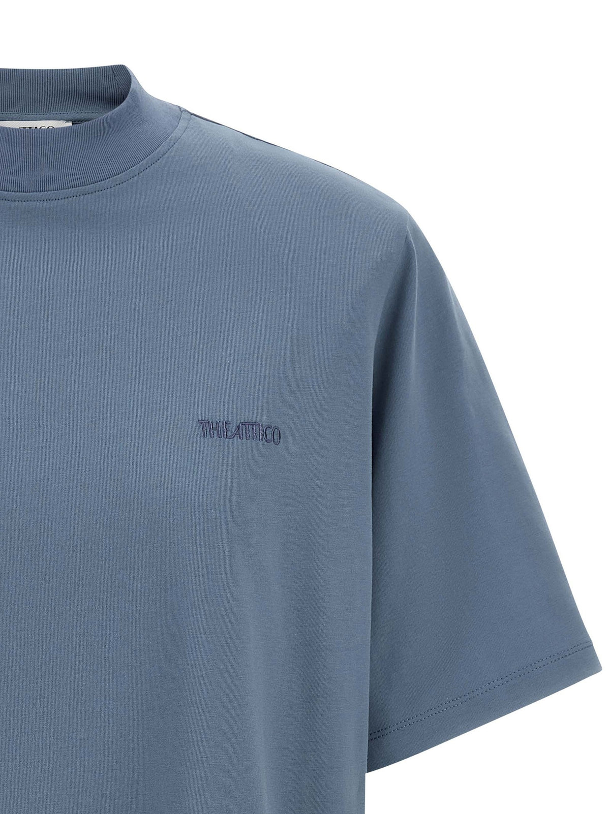 Mock-neck T-shirt