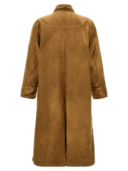 Moleskin cotton coat