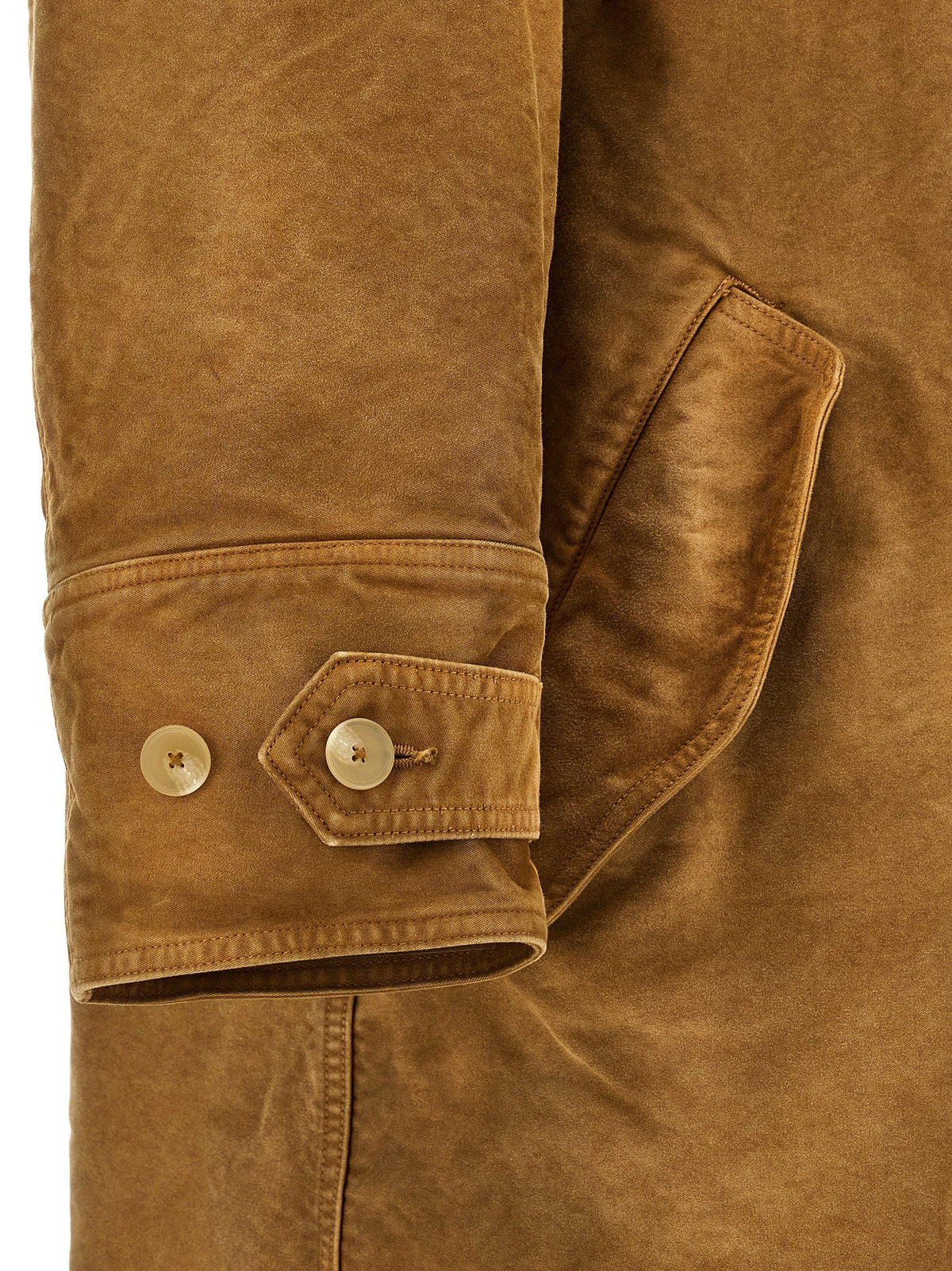 Moleskin cotton coat