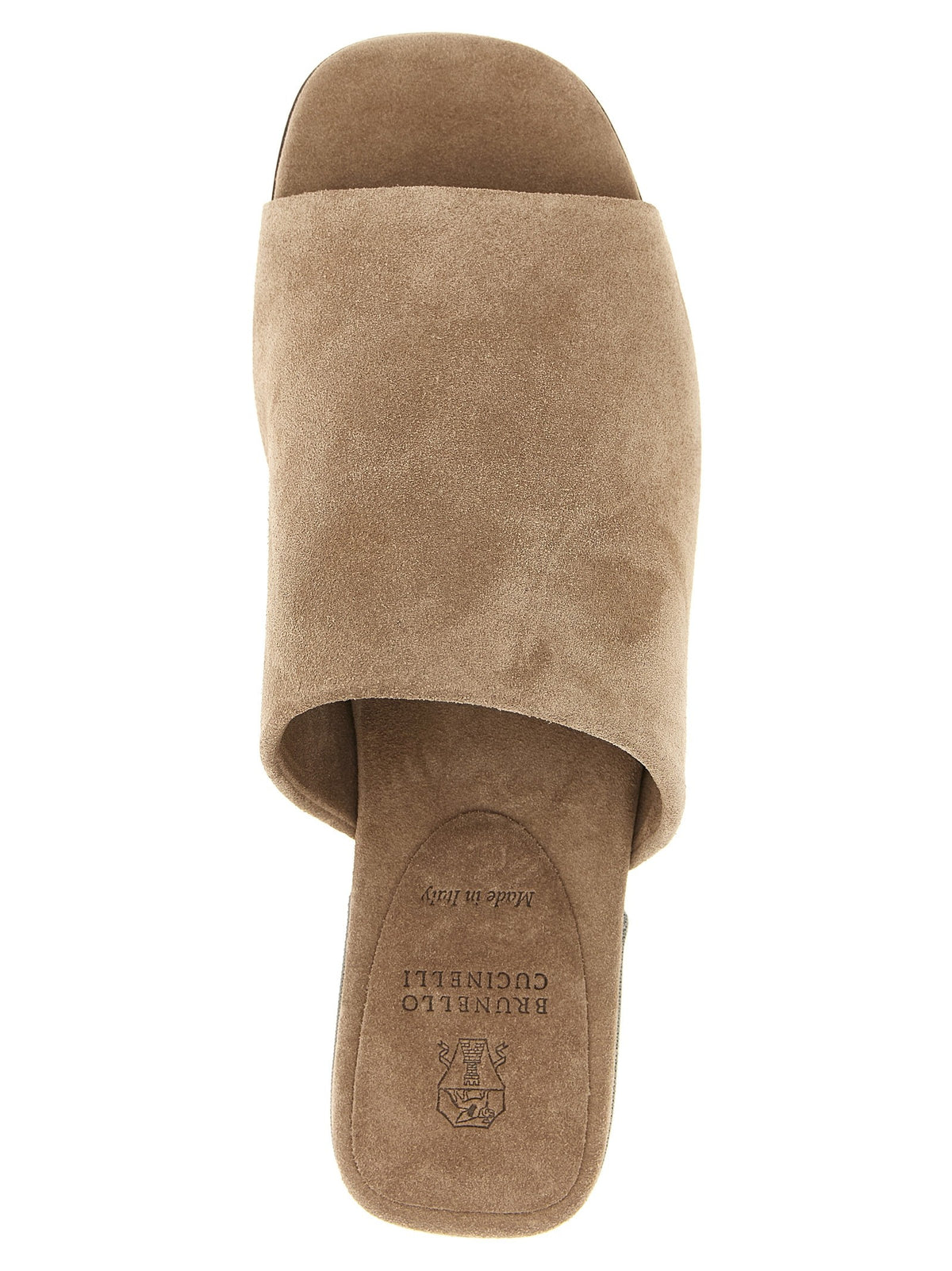 Monile suede sandals