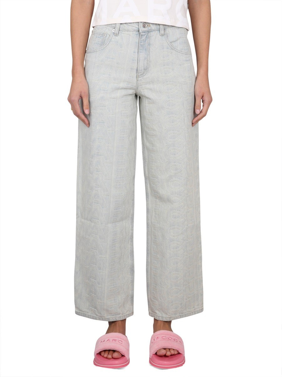 MONOGRAM DENIM JEANS