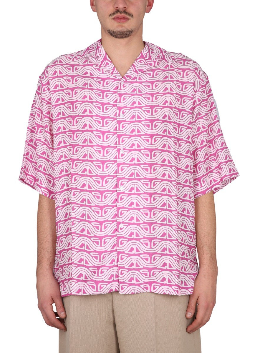 MONOGRAM WAVED SHIRT