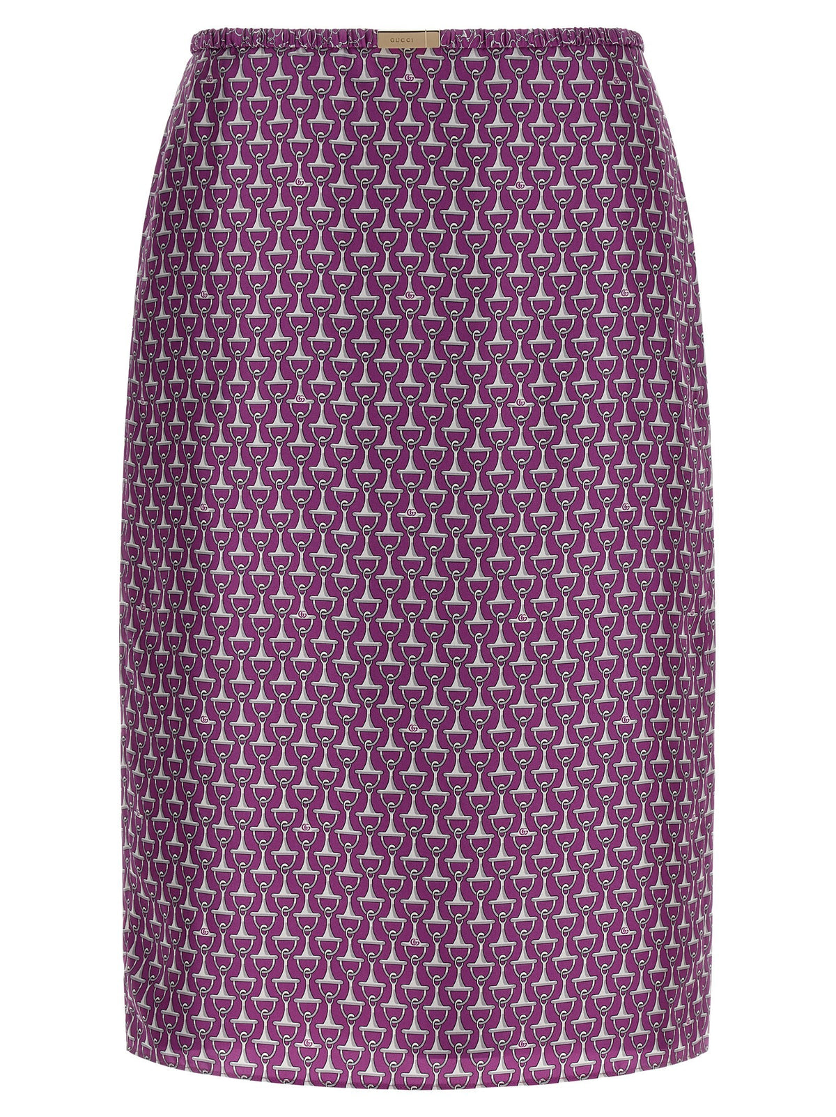 'Morsetto' print skirt