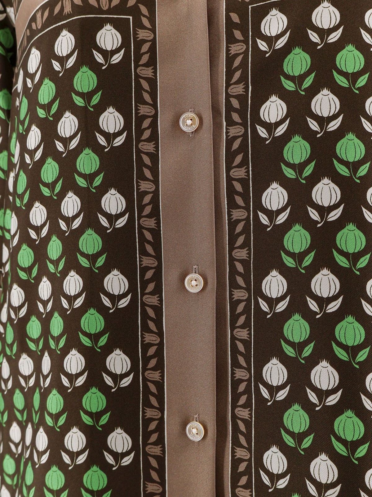Multicolor silk shirt