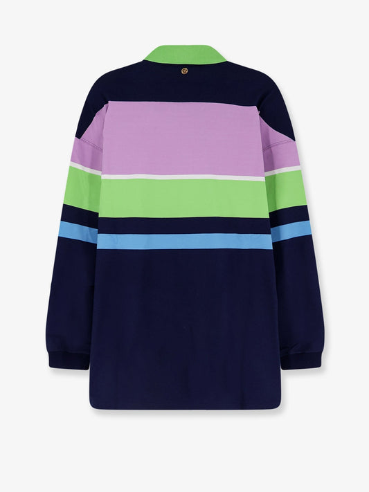 Multicolor stripes cotton sweatshirt