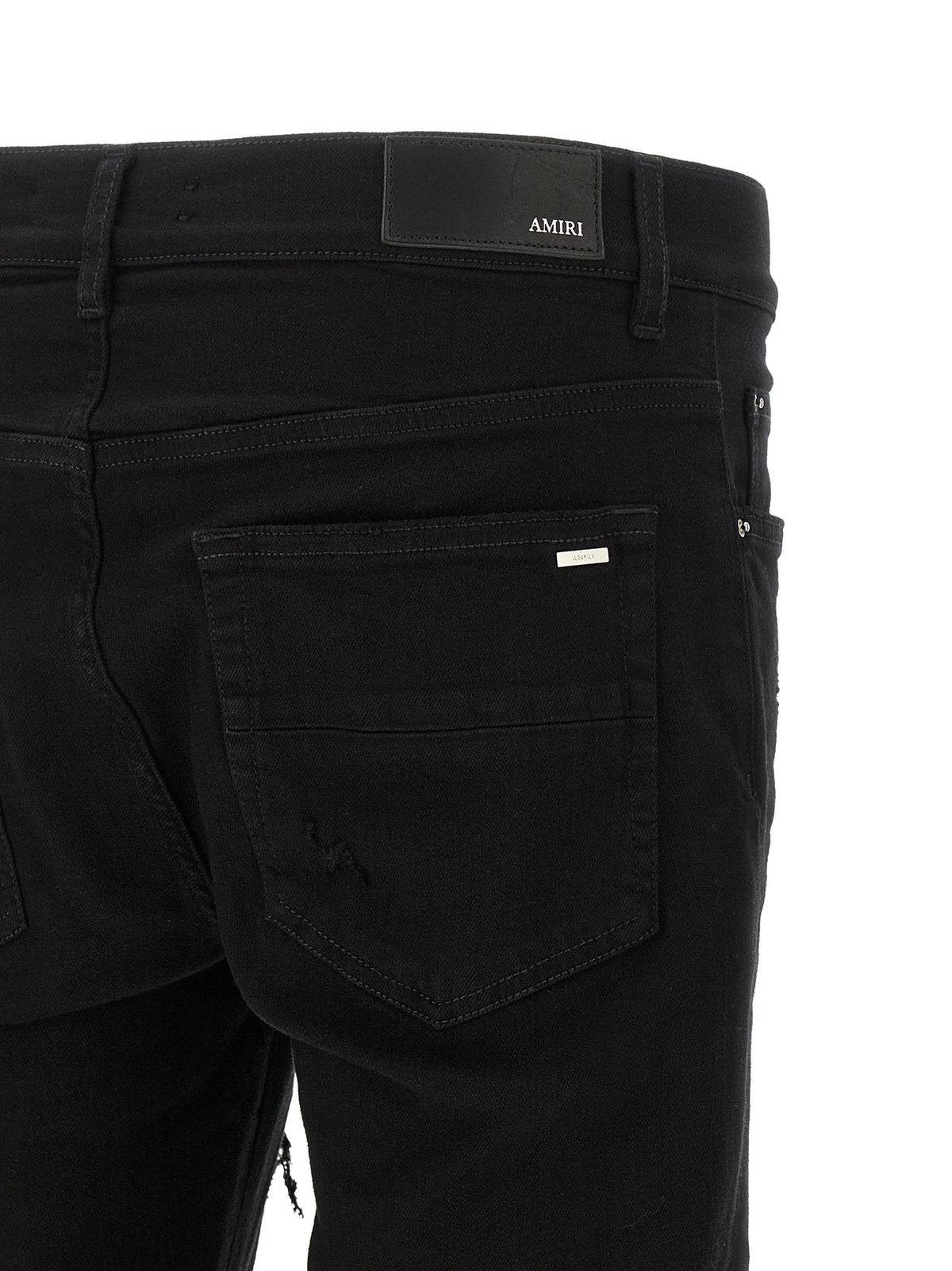 'MX1' jeans with distressed details