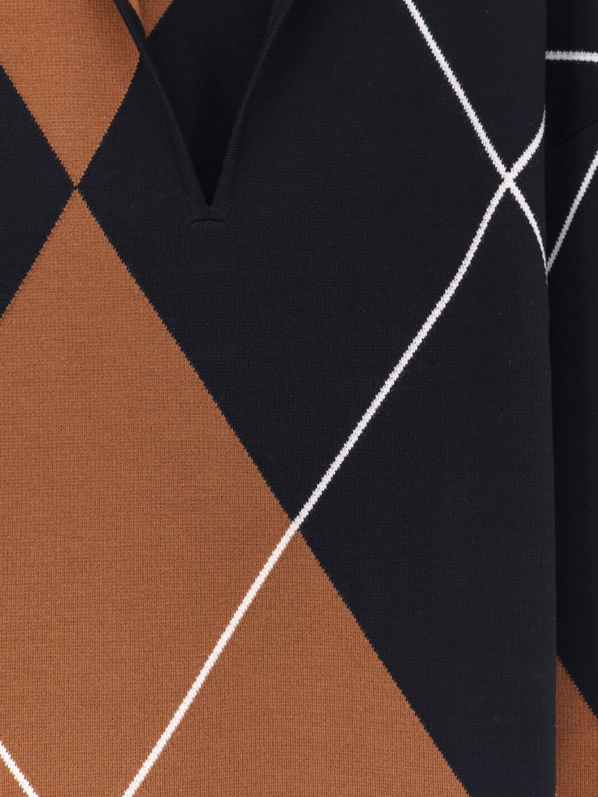 Mxmsala argyle pattern virgin wool sweater