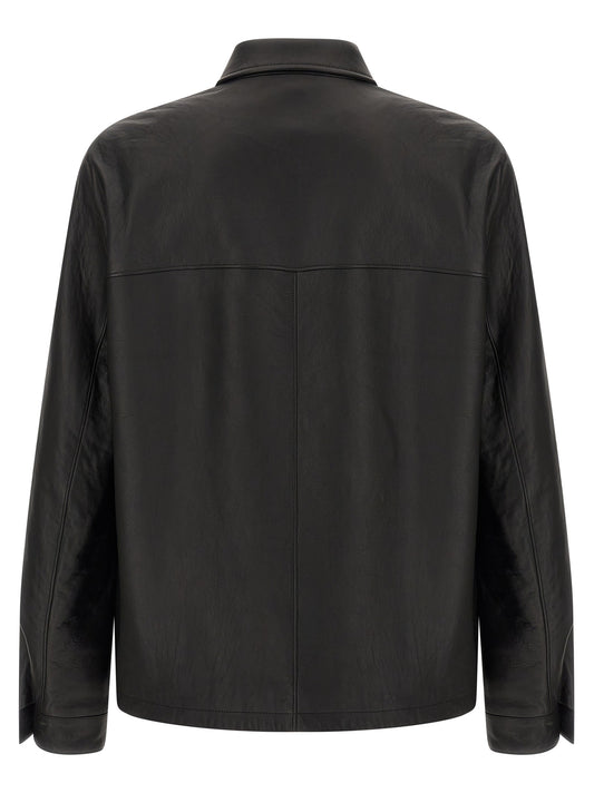 Nappa leather jacket