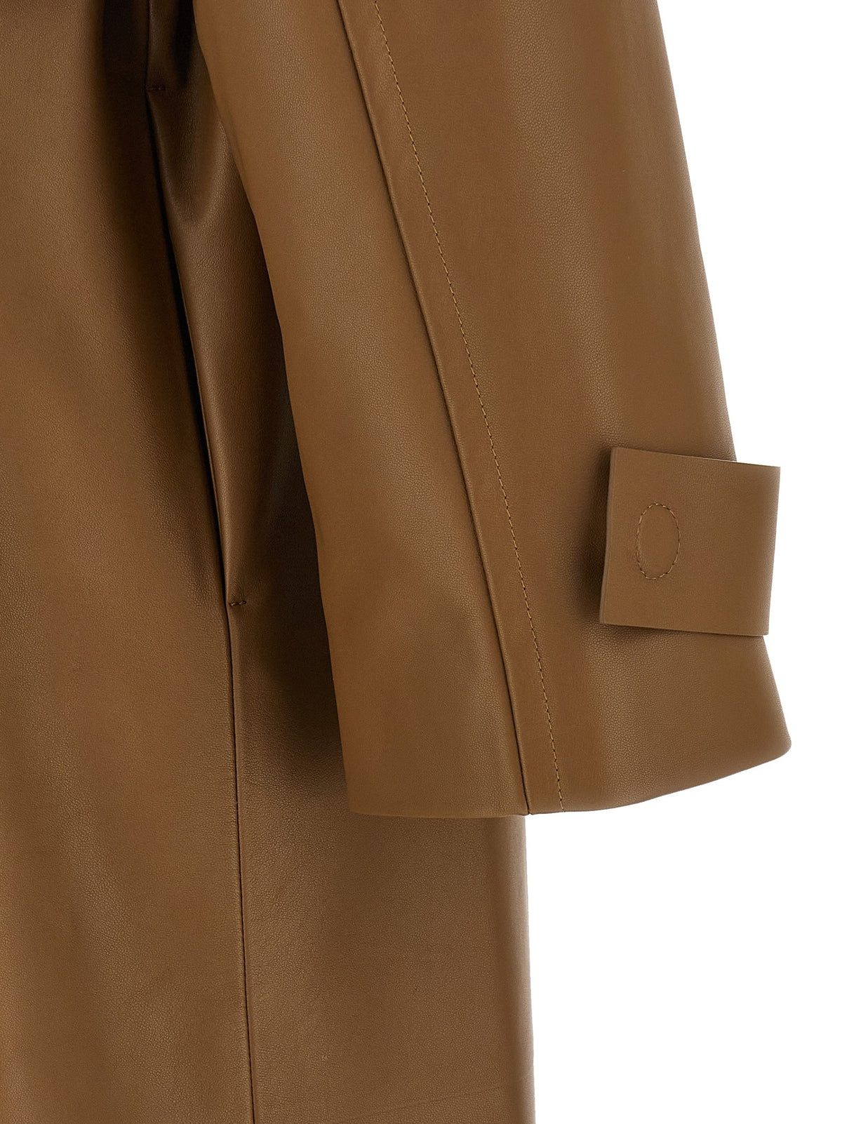 Nappa trench coat