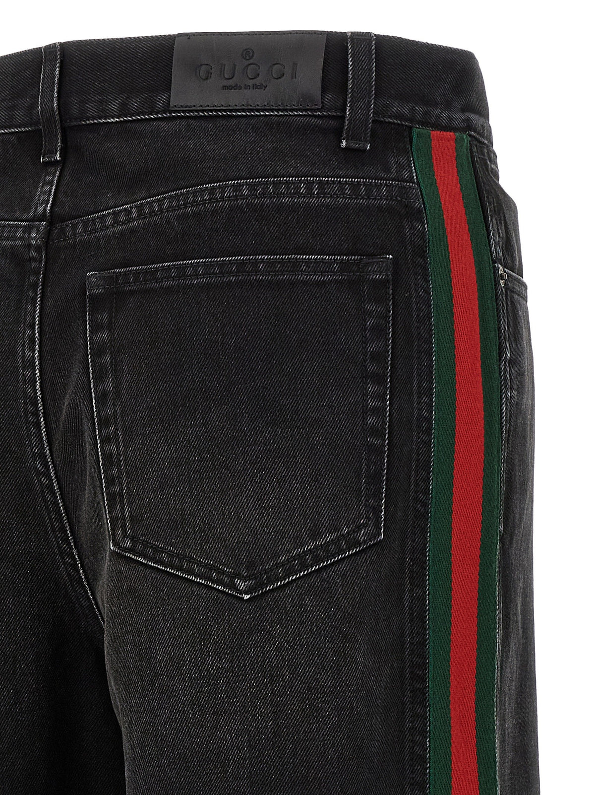 'Nastro Web' baggy jeans