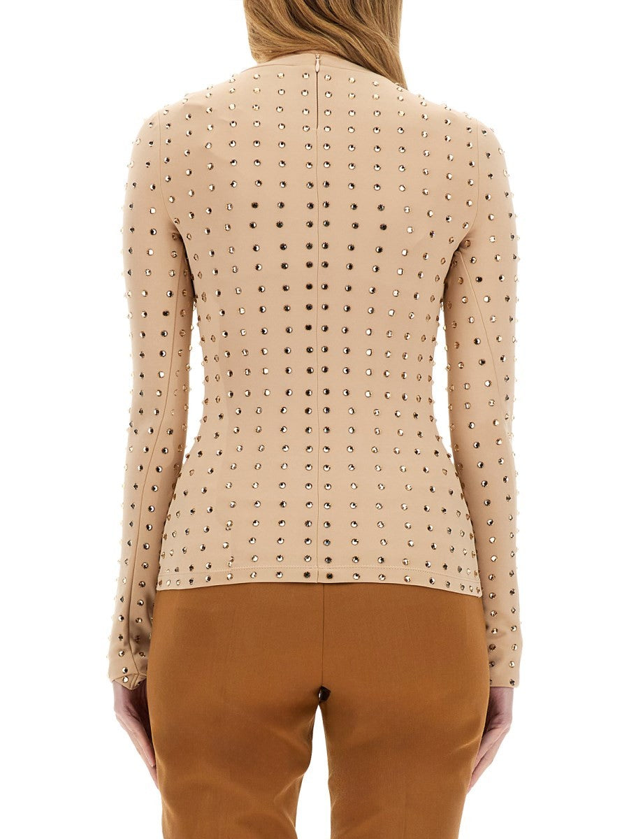 "NEGUS" TOP WITH CRYSTALS