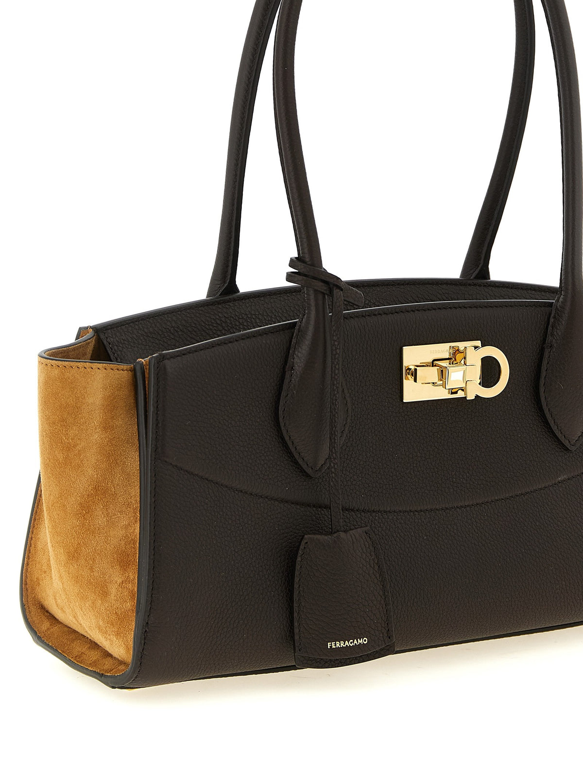 حقيبة كتف 'NewFerragamo StudioSoft EastWest (M)'